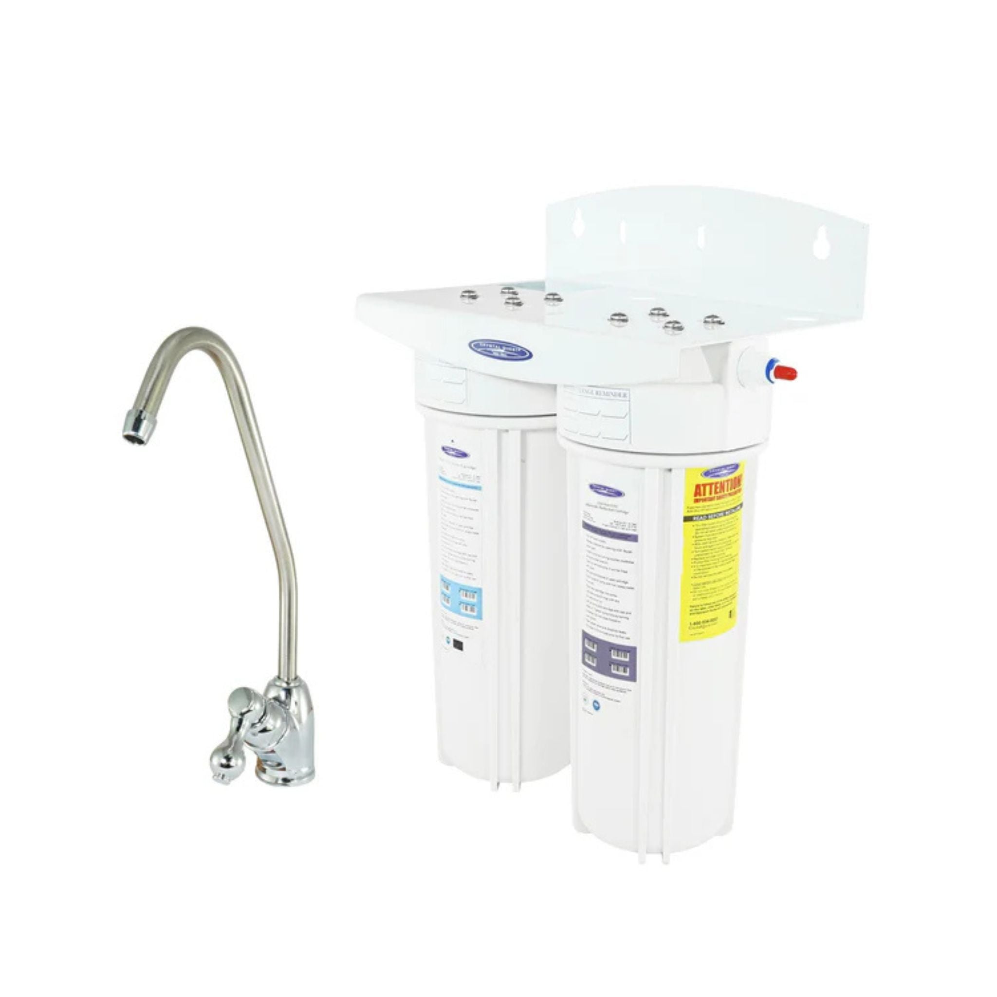Crystal Quest Fluoride Under Sink Water Filter System