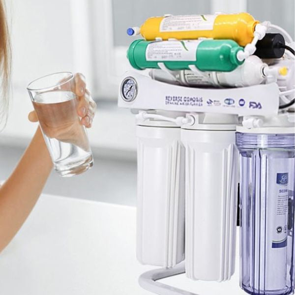 7 Stages UV 75 GPD Tank RO Whole House Water Purifier Filter System