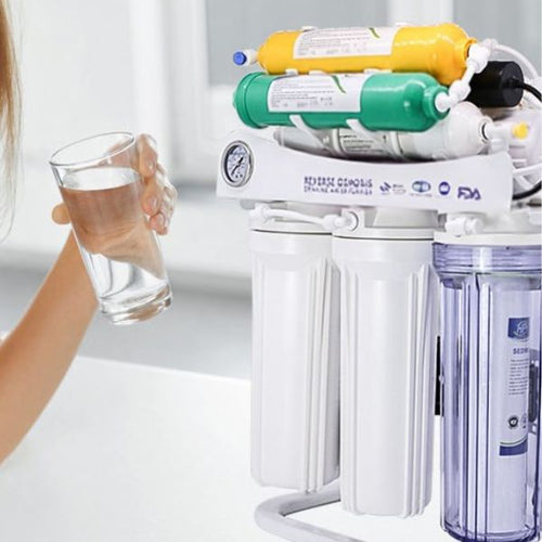 7 Stages UV 75 GPD Tank RO Whole House Water Purifier Filter System