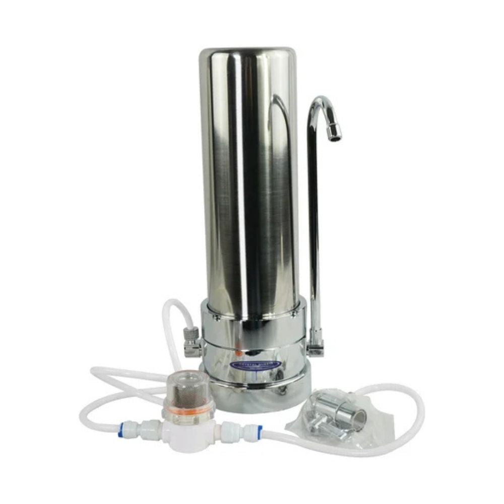 Crystal Quest Alkaline Water Filter System | SMART Countertop Single Cartridge