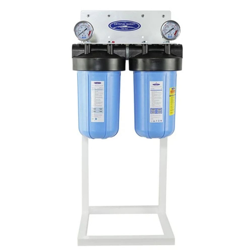 Crystal Quest Compact Whole House Water Filter, Alkalizing (2-4 GPM | 1-2 people)