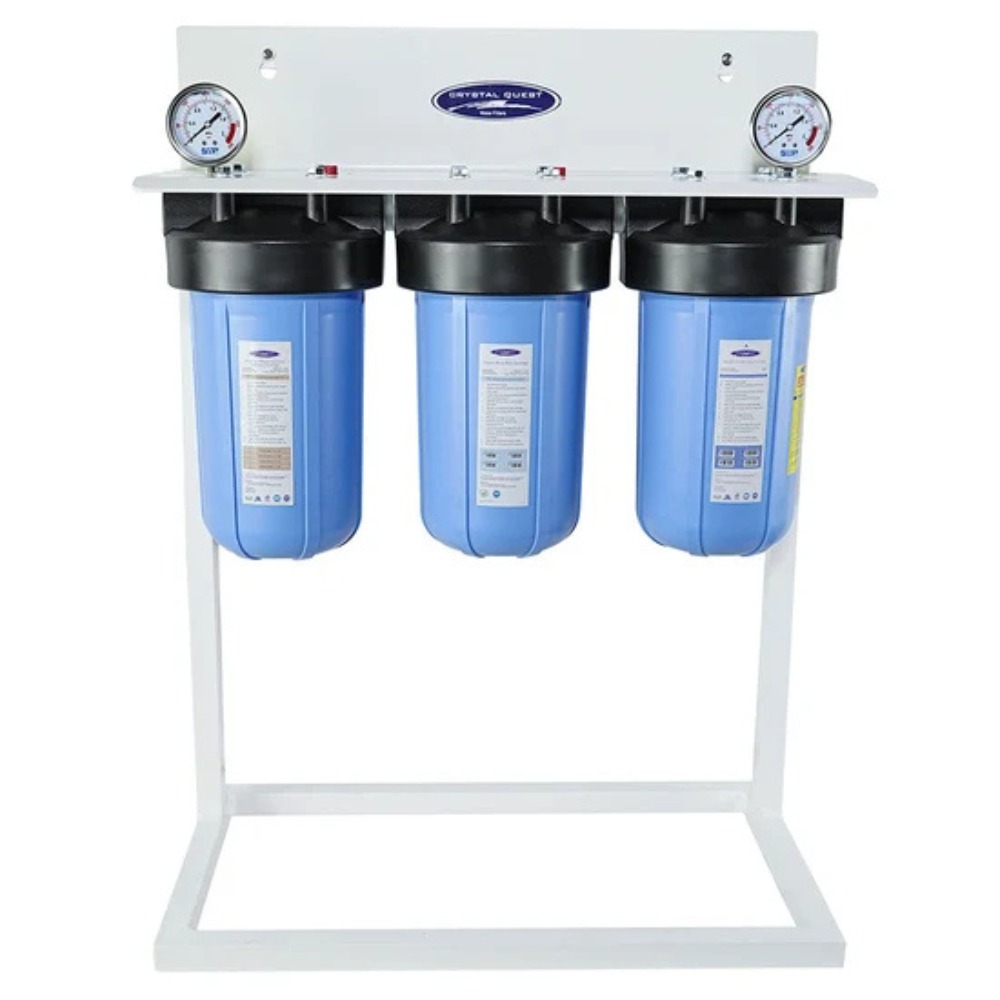 Crystal Quest Compact Whole House Water Filter, Arsenic Removal (2-4 GPM | 1-2 people)