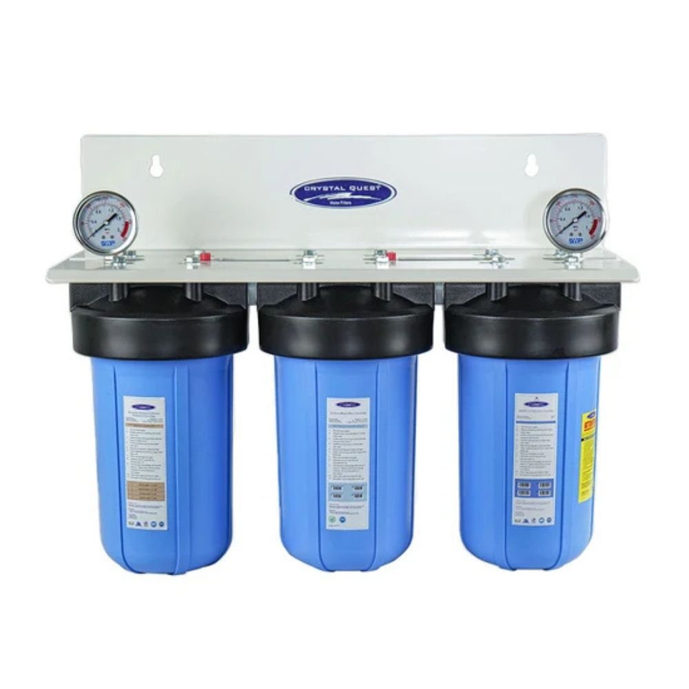 Crystal Quest Compact Whole House Water Filter, Alkalizing (2-4 GPM | 1-2 people)