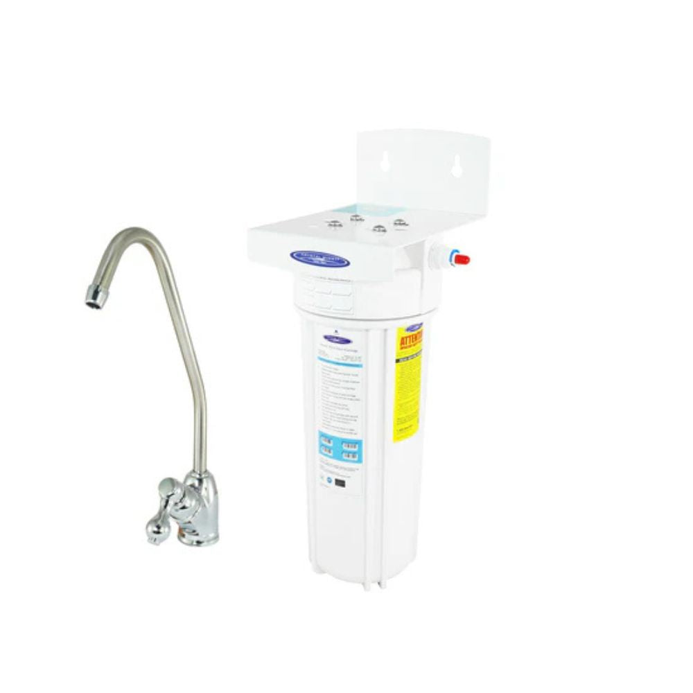 Crystal Quest Alkalizing + SMART Single Under Sink Water Filter System