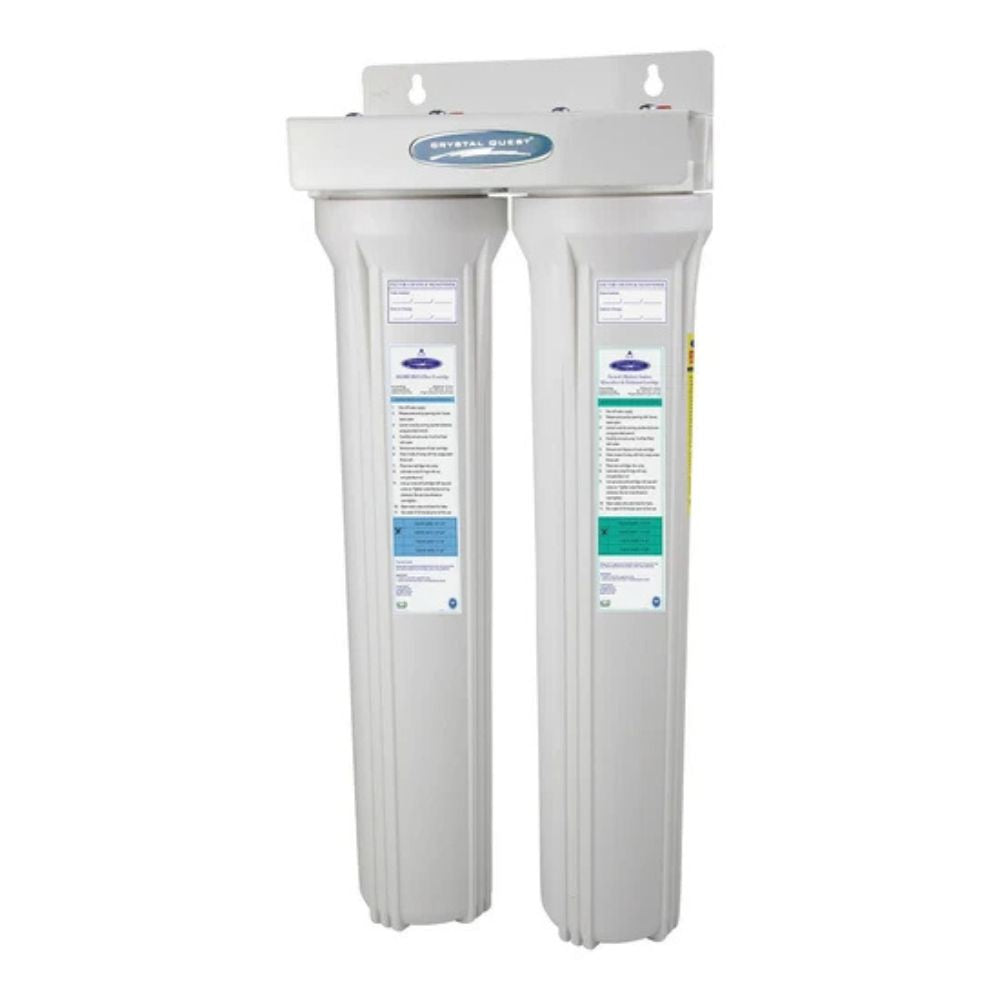 Crystal Quest Mini Whole House Water Filter, Alkalizing (2-4 GPM | 1-2 people)