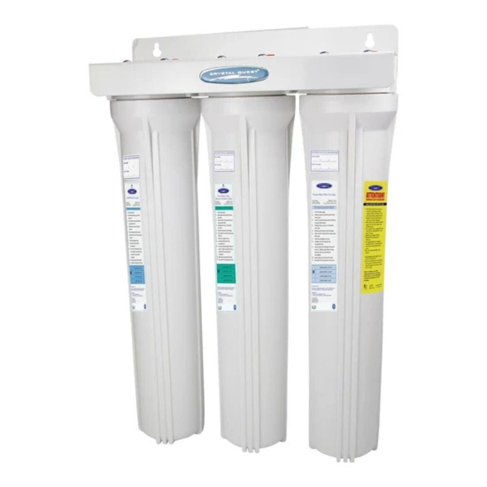 Crystal Quest Mini Whole House Water Filter, Alkalizing (2-4 GPM | 1-2 people)