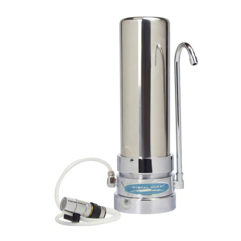 Crystal Quest Arsenic Removal | SMART Single Cartridge Countertop Water Filter System