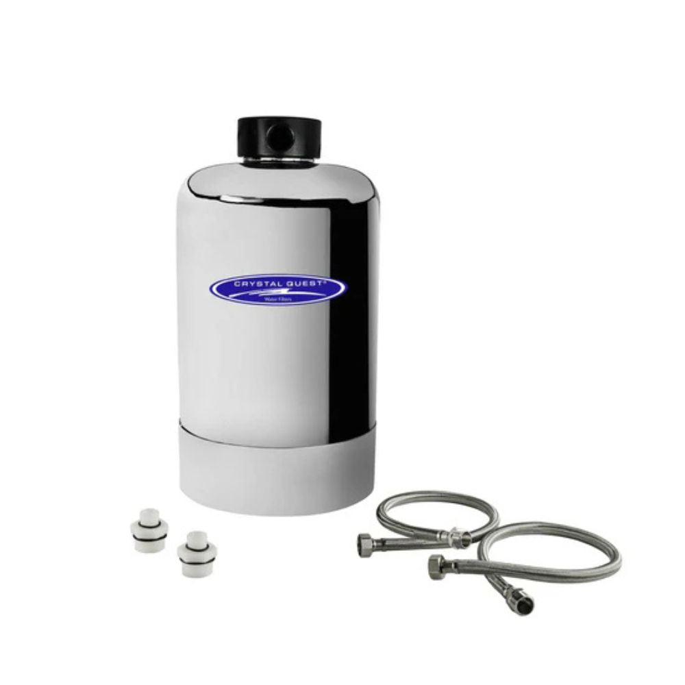 Crystal Quest Inline Undersink Water Filter 8GPM