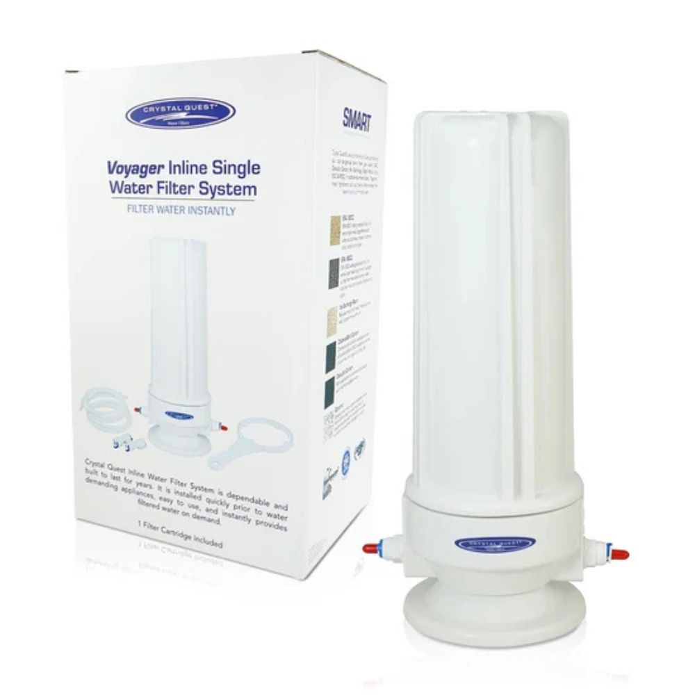 Crystal Quest Voyager Single Inline Water Filter System